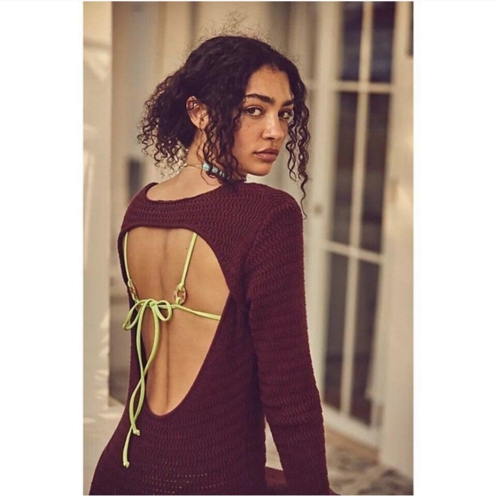 Free People Colbie Fauxchet Sweater Maxi Dress - Picture 3 of 7